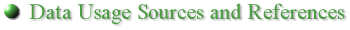 Data Usage Sources and References
